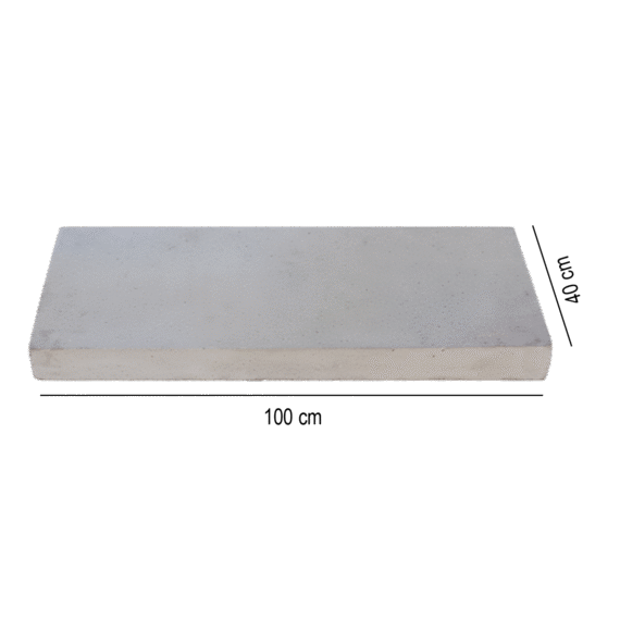 pastelon liso 100x40 hormigones bull