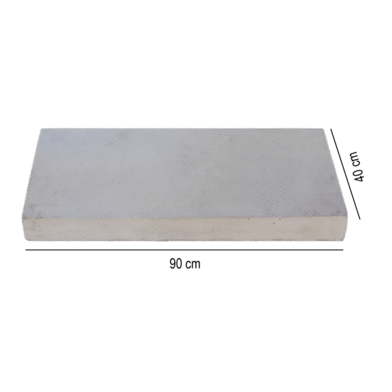 pastelon liso 90x40 hormigones bull
