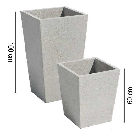MACETERO PIRAMIDE HORMIGONES BULL